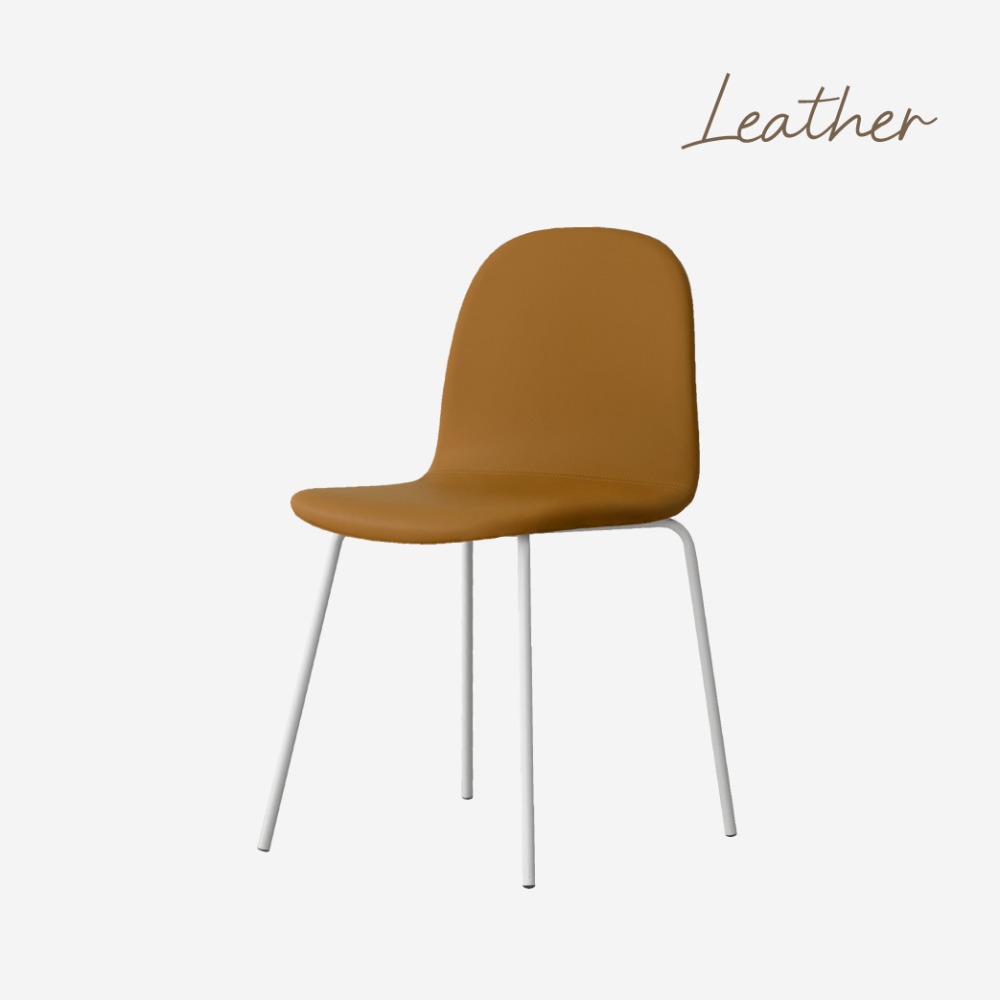 DEER LEATHER CHAIR WHITE